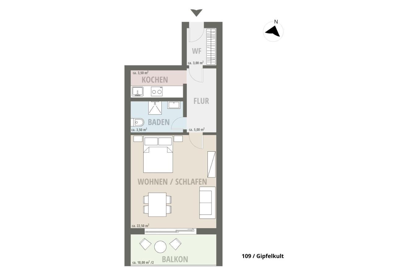 Kult Apartment - Gipfelkult Oberstdorf Exterior foto